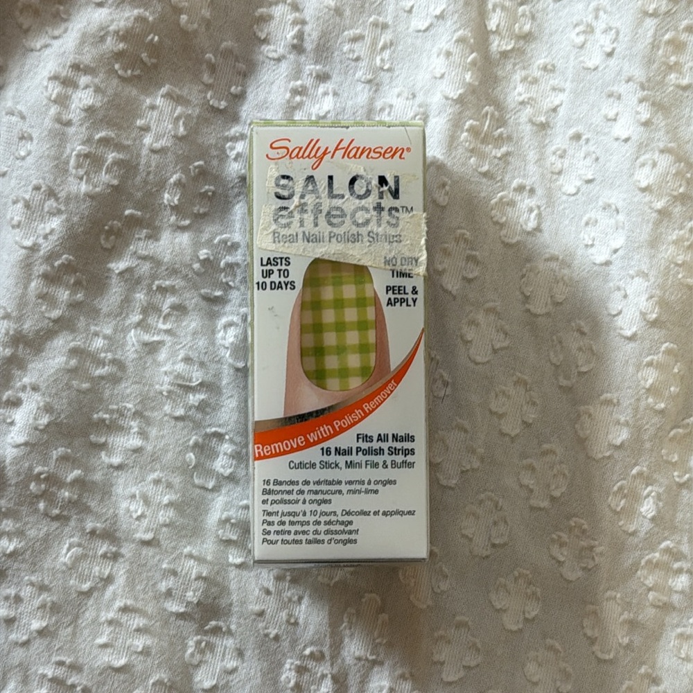 Sally Hansen Salon Effects Real Nail Strips Checker Out